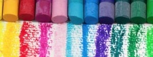 Different Coloured pastels